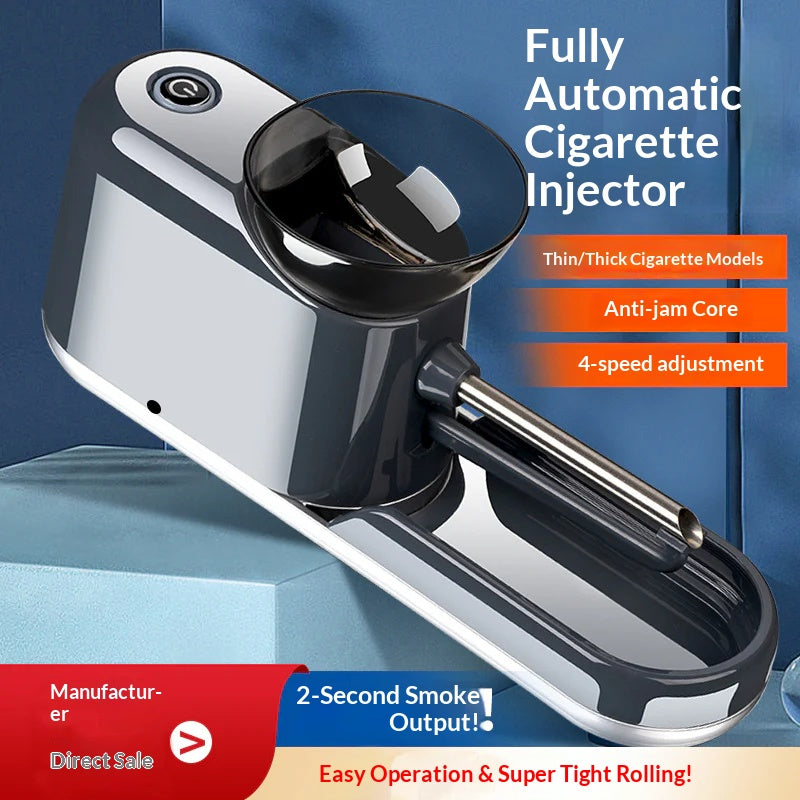 Electric cigarette rolling machine